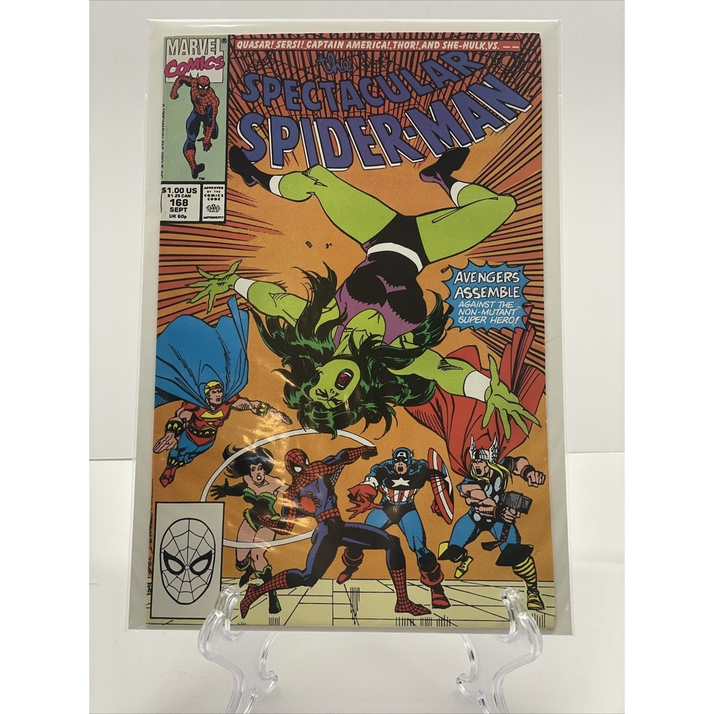 Marvel Comics: The Spectacular Spider-man #168 September 1990